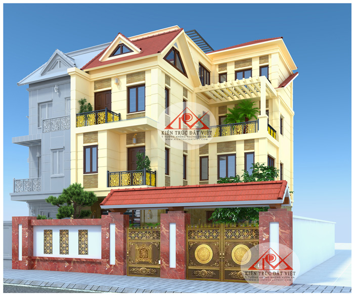thiết kế biệt thự khu đô thị thành phố giao lưu hà nội