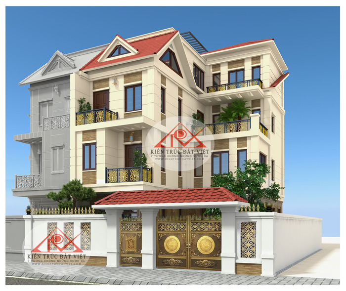 thiết kế biệt thự khu đô thị thành phố giao lưu hà nội