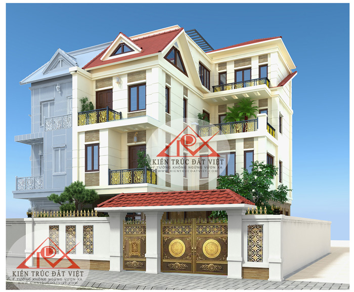thiết kế biệt thự khu đô thị thành phố giao lưu hà nội