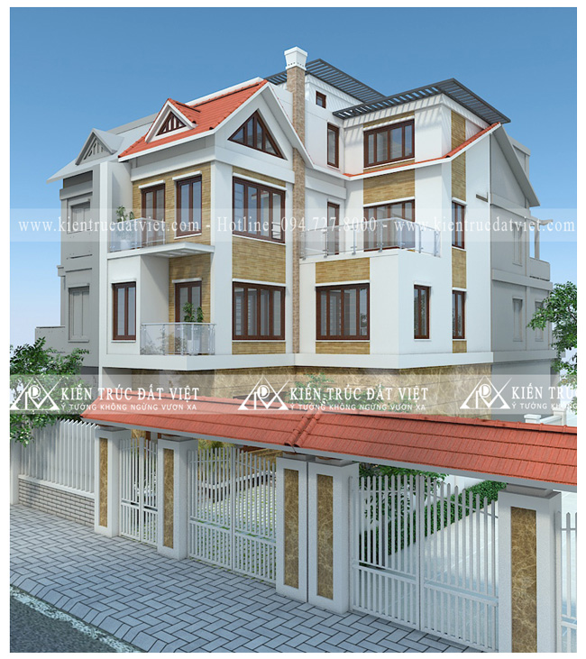 thiết kế nội ngoại thất biệt thự thành phố giao lưu