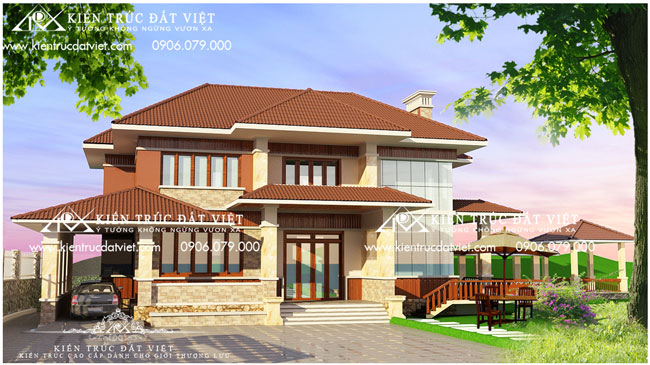 thiet-ke-biet-thu-vuon-2-tang-dep