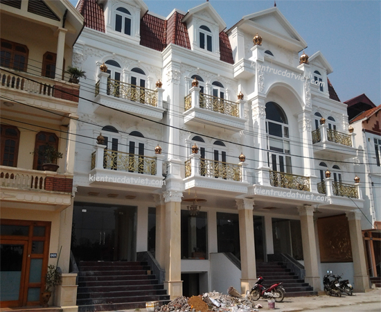 thiết kế khách sạn pháp cổ sapa