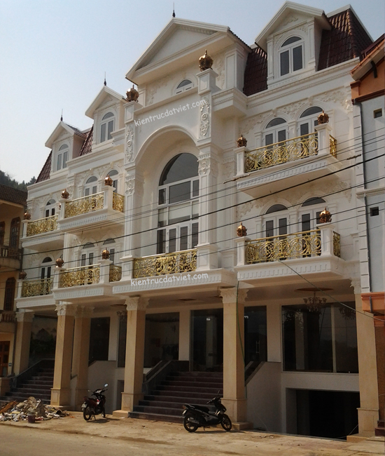 thiết kế khách sạn kiểu pháp